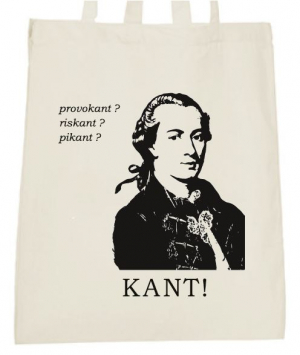 Immanuel Kant, Provokant, riskant, pikant - Baumwolltasche