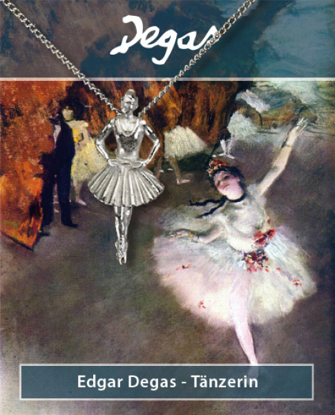 Degas, Tänzerin - Anhänger silberfarben