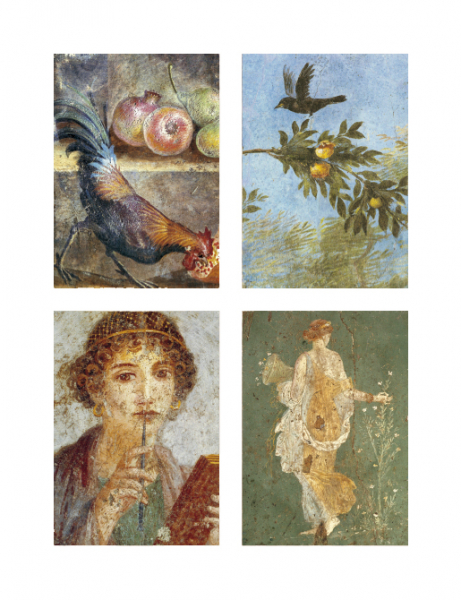 Briefkartenset "Römische Wandbilder"