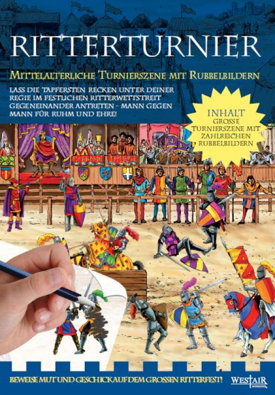 Rubbelbilder "Ritterturnier" - Jetzt auf Deutsch!