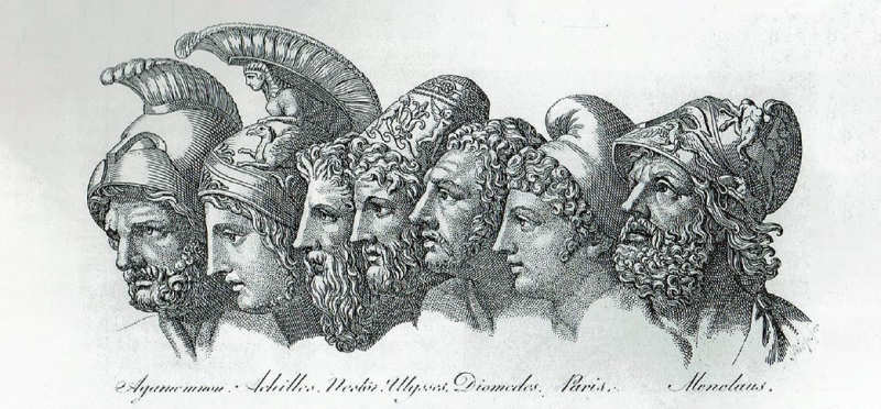 Panoramamagnet - Helden des Trojanischen Krieges