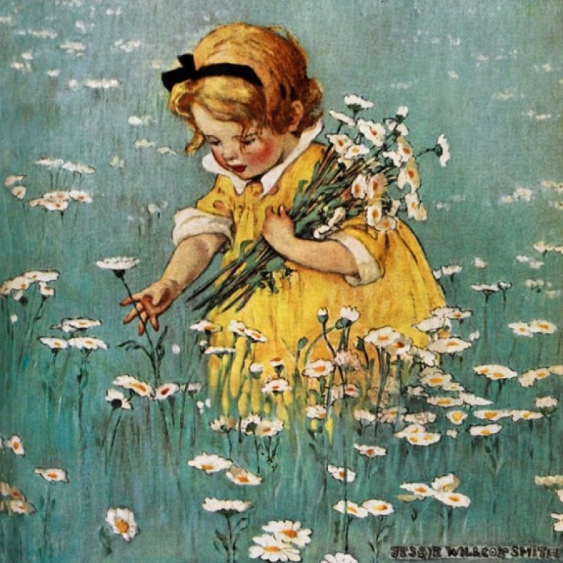 Smith, Gathering Flowers in the Meadow