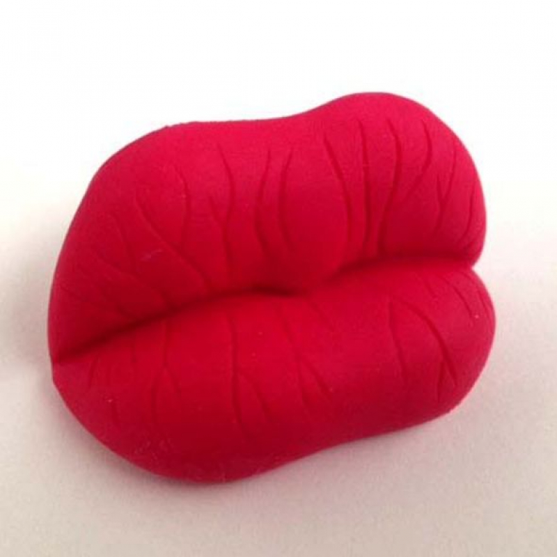 Radiergummi "Lippen" (aus einem Bild von Salvador Dali)