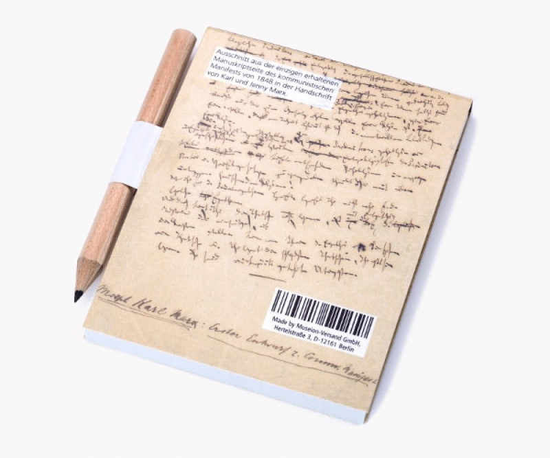 Marx - Haftzettelblock mit Bleistift