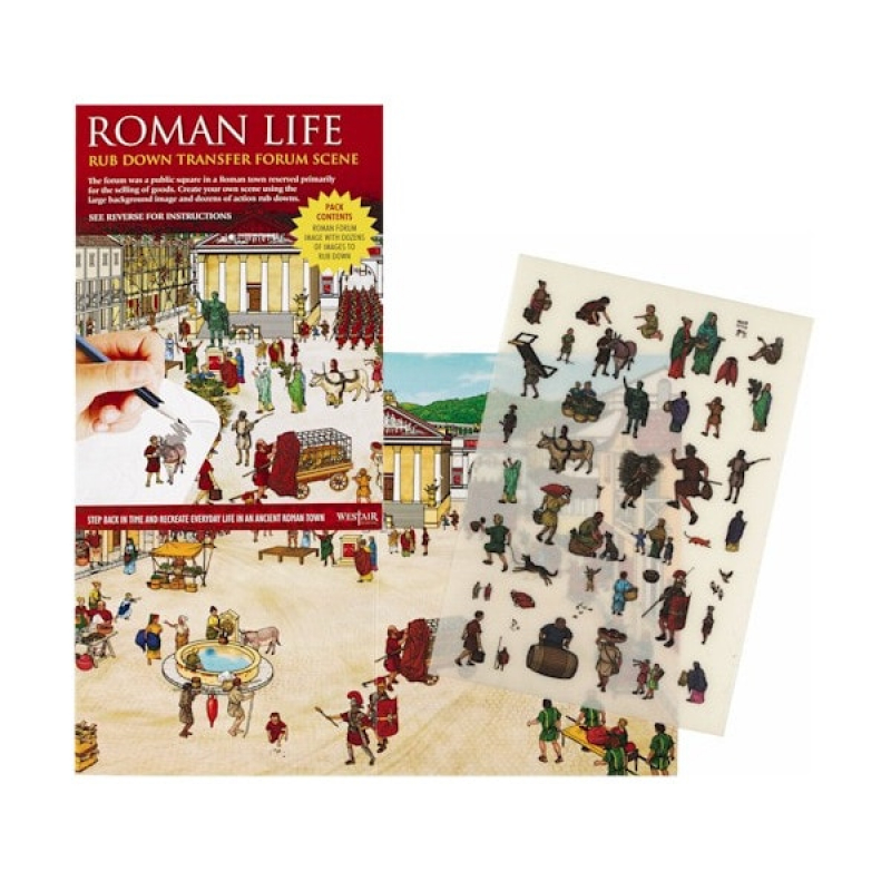 Rubbelbilder "Roman Life"