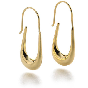 Kahn-Ohrringe aus Zypern, golden