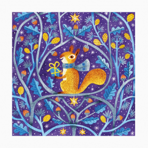 Weihnachtskarte "Eichhörnchen"