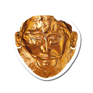 Konturmagnet - Goldmaske des Agamemnon