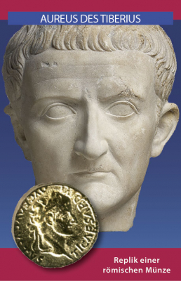 Aureus des Tiberius - Münzreplik