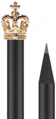 Bleistift mit goldener "Herzogskrone"