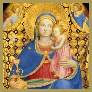 Christmas Masterpiece large square "The Madonna of Humility"