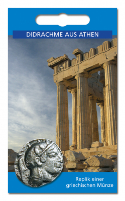 Didrachme aus Athen - Münzreplik