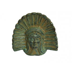 Etruskisches Antefix mit Kopf