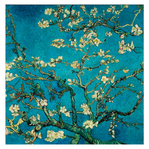 van Gogh, Almond Branches in Bloom - Doppelkarte