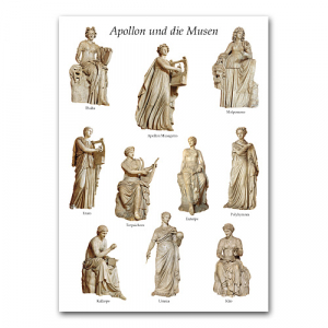 Apollon und die Musen - Infocard