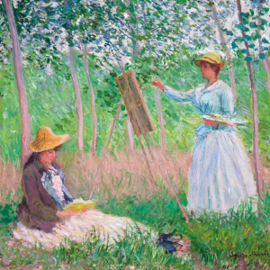 Monet, In den Wäldern von Giverny - Doppelkarte