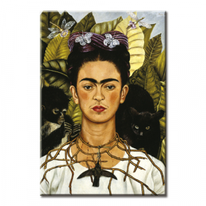 Magnet - Kahlo, Selbstbildnis mit Dornenhalsband