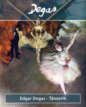 Degas, Tänzerin - Anhänger goldfarben