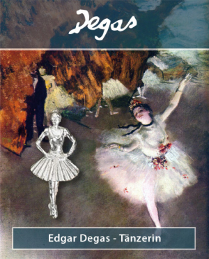 Degas, Tänzerin - Ansteck-Pin silberfarben