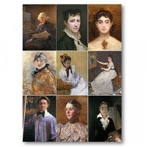 Berühmte Malerinnen des 19. Jahrhunderts - Infocard
