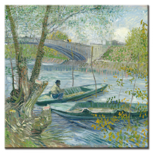 Magnet - van Gogh, Fischen im Frühling