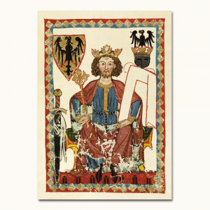 Codex Manesse, Kaiser Heinrich - Postkarte