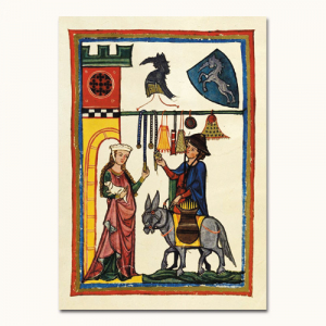 Codex Manesse, Herr Dietmar von Aist - Postkarte
