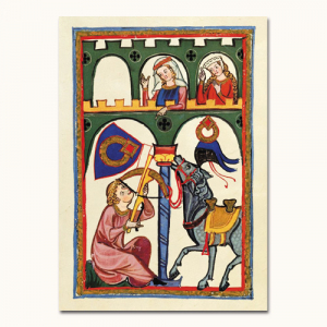Codex Manesse, Herr Rubin - Postkarte