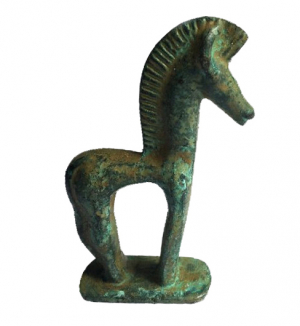 Etruskische Pferdestatuette - Miniatur