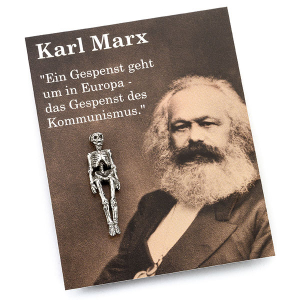 Ansteck-Pin - Karl Marx  "Gespenst"
