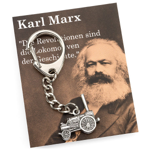 Schlüsselanhänger - Karl Marx "Lokomotive"