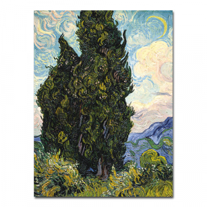 van Gogh, Zypressen - Haftzettelblock