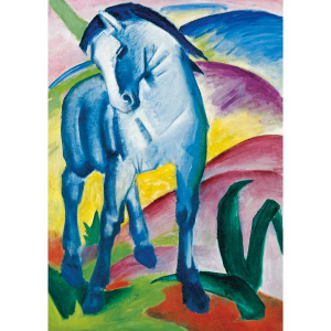 Marc, Blaues Pferd I - Doppelkarte
