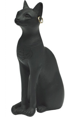 Ägyptische Katze mit Ohrring