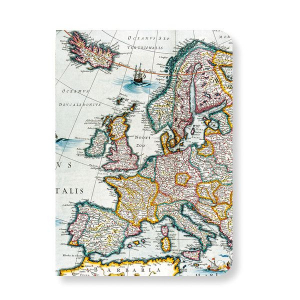 Europakarte - Mini-Notizbuch