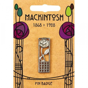 Mackintosh Pin "Rose & Square"