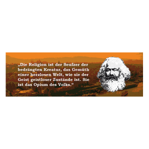 Panorama-Magnet - Karl Marx, Die Religion