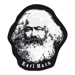 Konturmagnet - Karl Marx "Portrait"