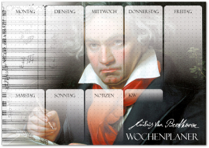 Beethoven - Wochenplaner